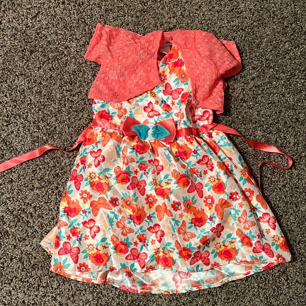 2T little lass girls dress